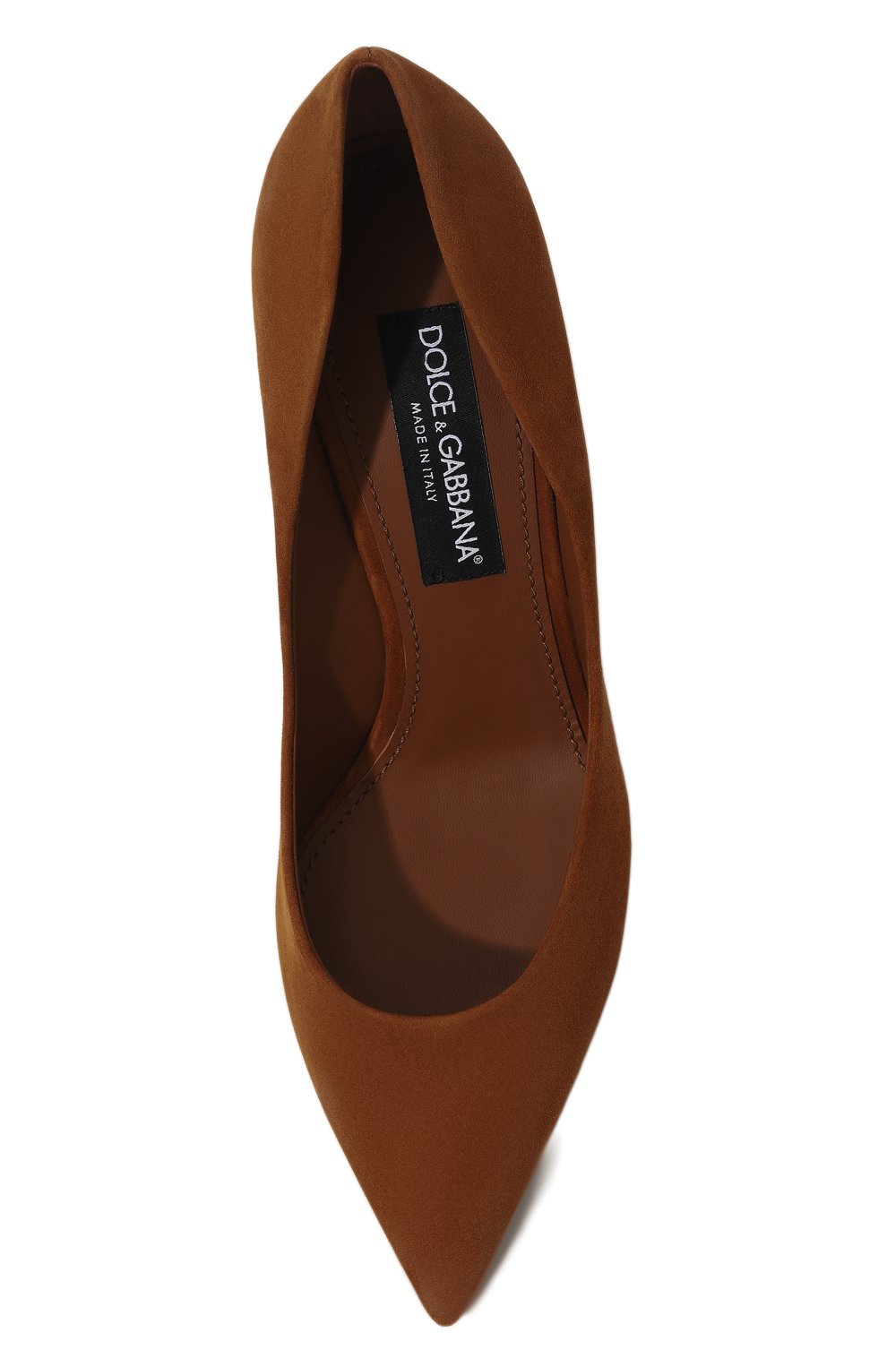 Замшевые туфли cardinale 90 DOLCE & GABBANA коричневого цвета по цене 77650 руб., арт. CD1840/B1275, фото 6 Замшевые туфли cardinale 90 DOLCE & GABBANA, арт. CD1840/B1275, фото 6