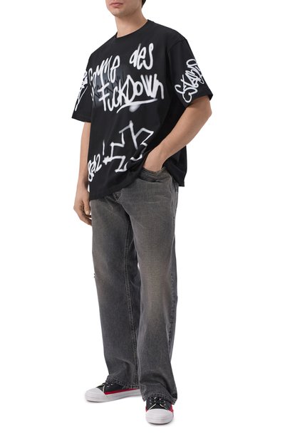 Хлопковая футболка COMME DES FUCKDOWN, арт. CFABM01944, фото 2