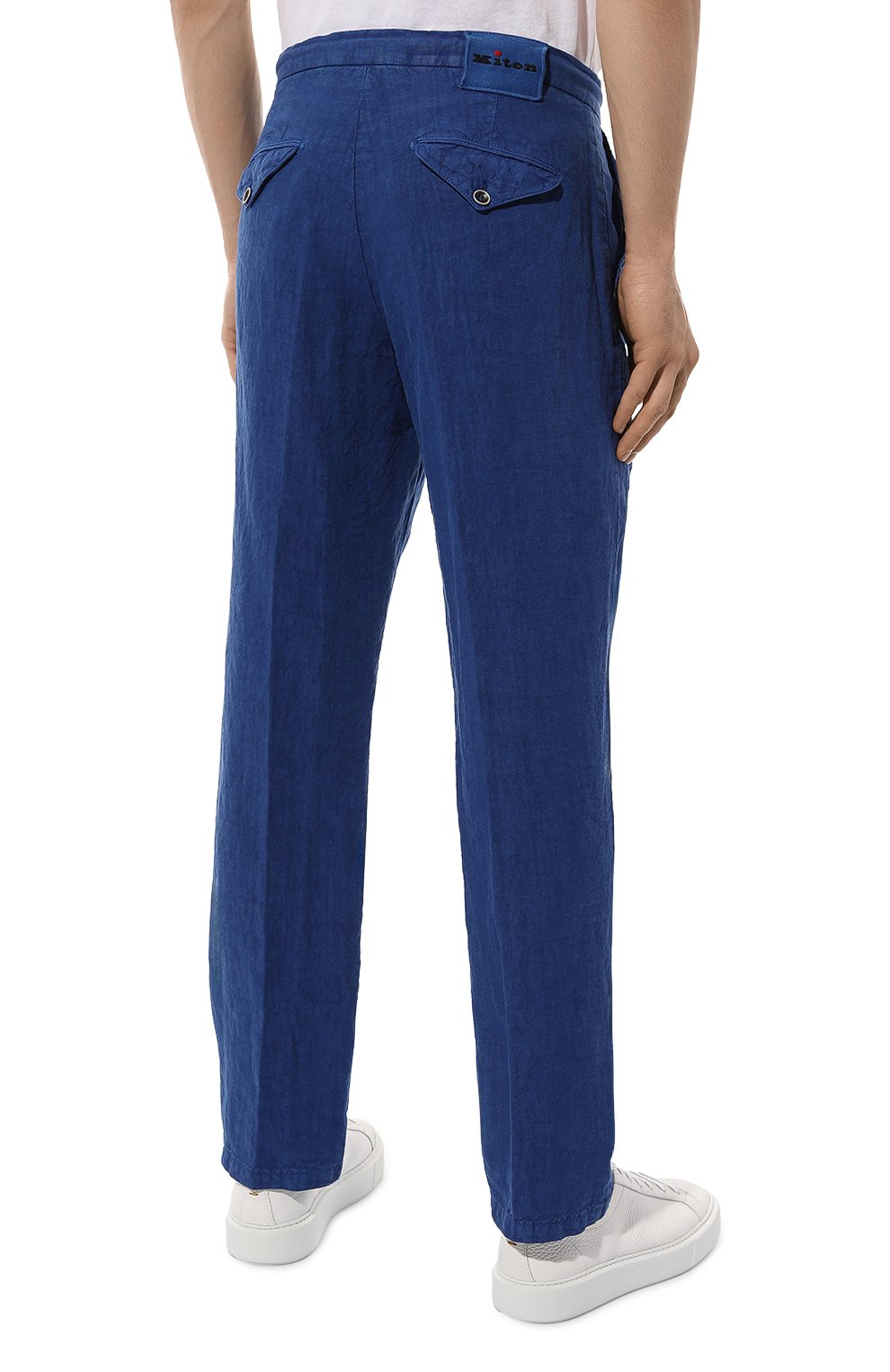 Льняные брюки KITON, арт. UFPANTK0605D, фото 4