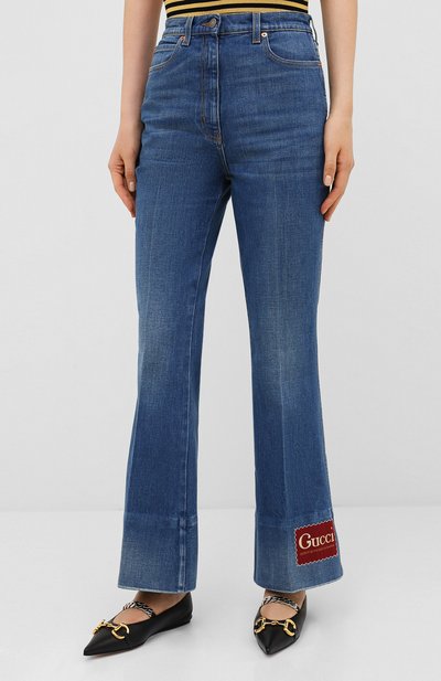 Джинсы GUCCI синего цвета по цене 58700 руб., арт. 624929/XDA6N, фото 3 Джинсы GUCCI, арт. 624929/XDA6N, фото 3