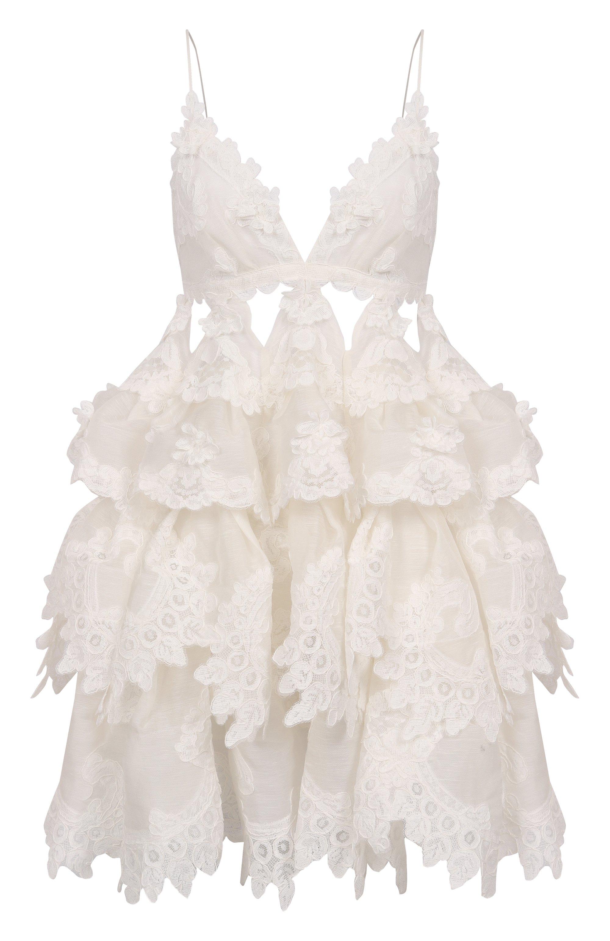 Платье изо льна и шелка ZIMMERMANN, арт. 2387DR251, фото 1