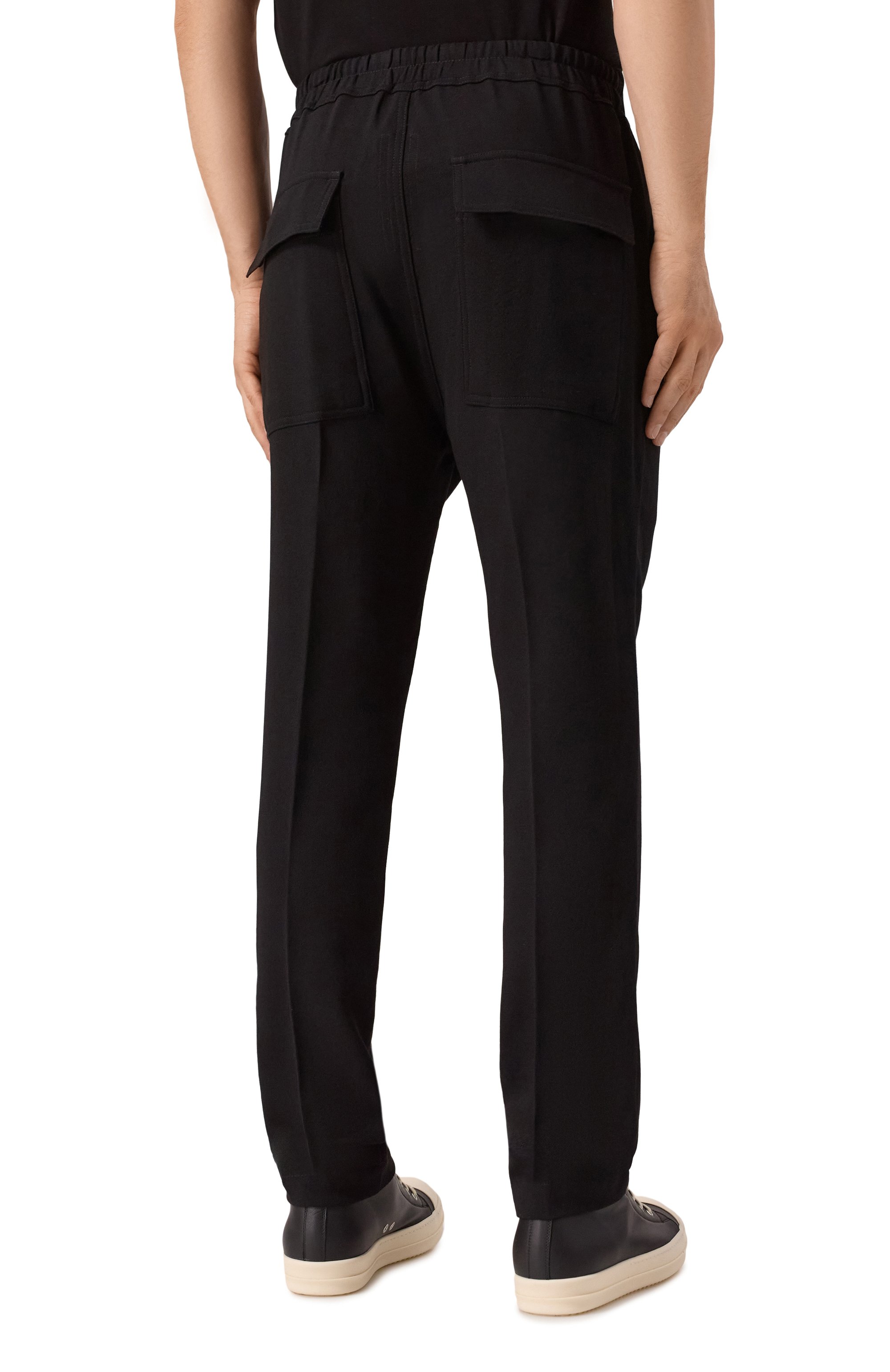 Шерстяные брюки RICK OWENS, арт. RU02E1390/WA, фото 4