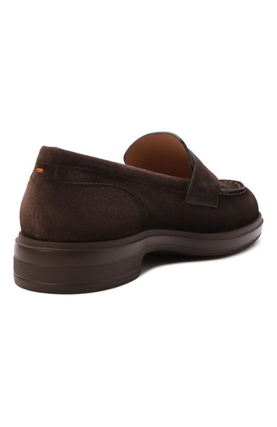 Замшевые пенни-лоферы easy SANTONI, арт. WUYG72448CI0NHSY, фото 5
