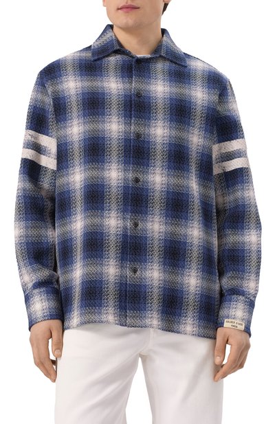 Хлопковая рубашка GOLDEN GOOSE DELUXE BRAND, арт. GMP02253.P001899, фото 3