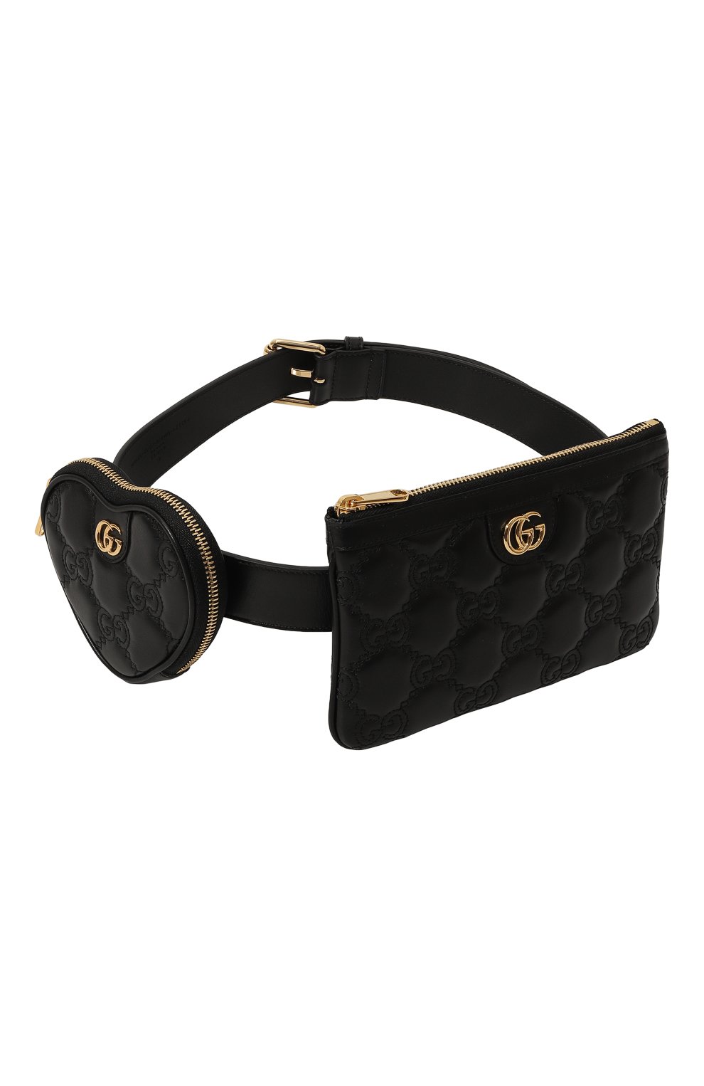 Поясная сумка gg matelassé GUCCI черного цвета по цене 176500 руб., арт. 723779/UM8IG, фото 1 Поясная сумка gg matelassé GUCCI, арт. 723779/UM8IG, фото 1