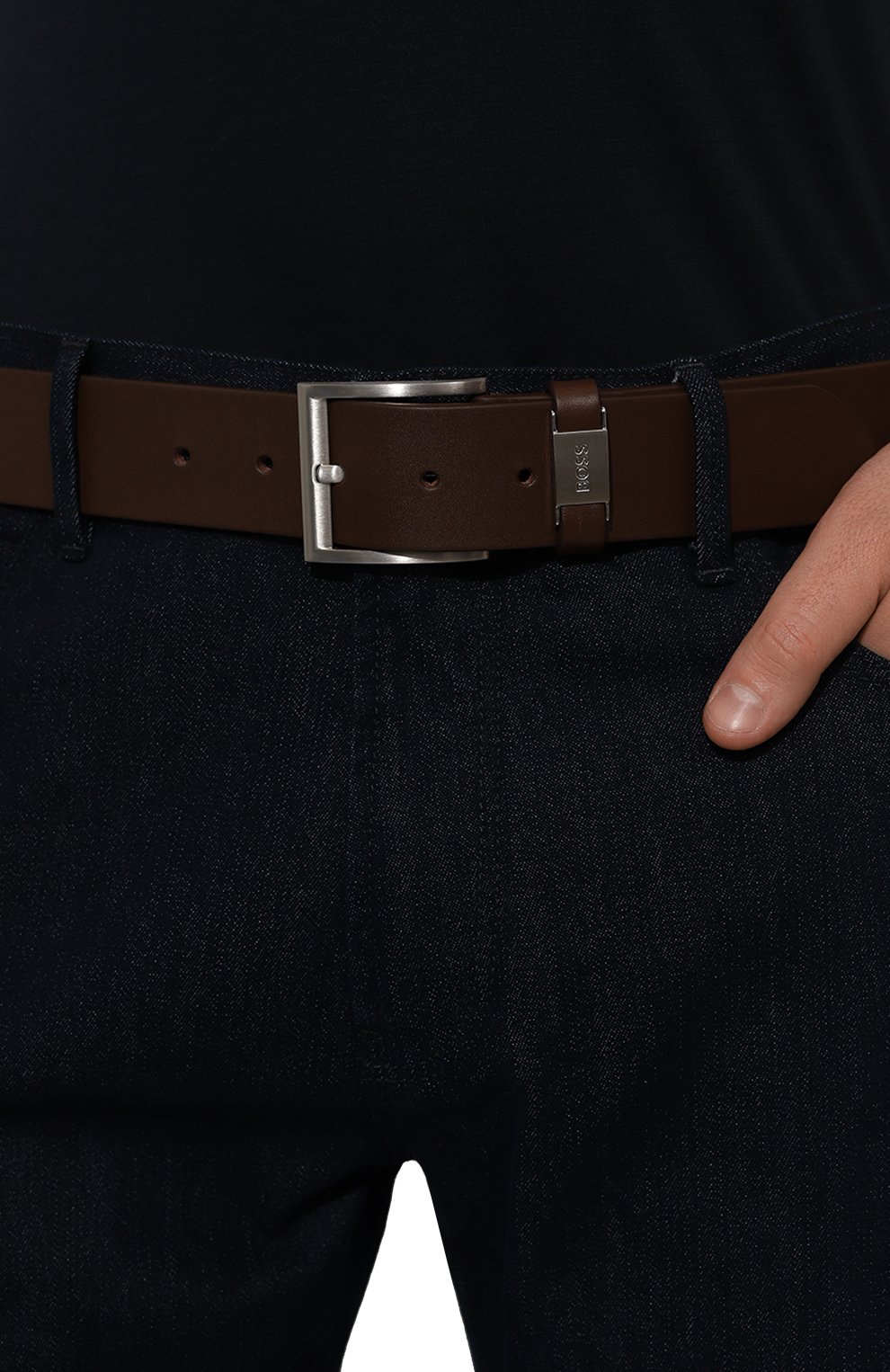 Кожаный ремень BOSS, арт. 50475116, фото 2