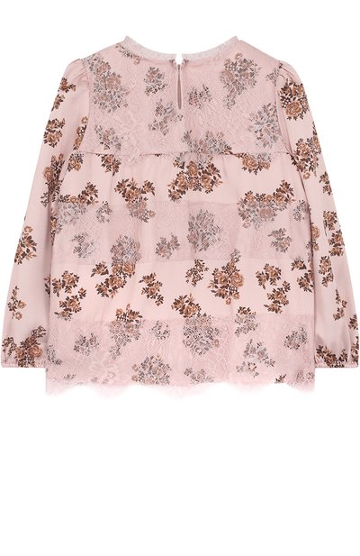 Блуза с принтом и кружевной отделкой ERMANNO SCERVINO, арт. 41 I TS21/4-8, фото 2