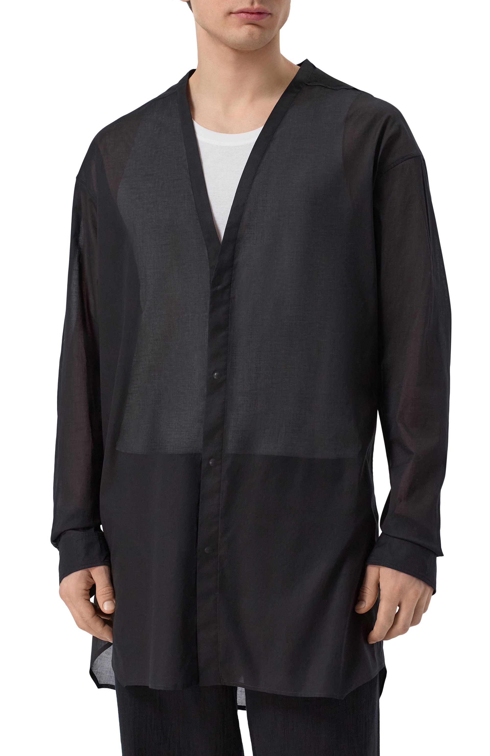 Хлопковая рубашка RICK OWENS, арт. RU01F2295/CV, фото 3