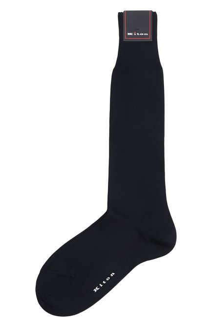 Мужские хлопковые гольфы KITON, арт. UCALZ27K0767H