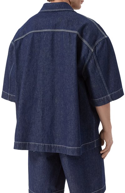 Джинсовая рубашка KITON, арт. UGK111K0754F01, фото 4