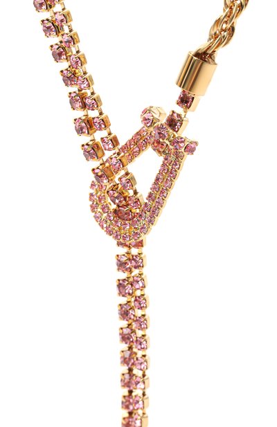 Колье CRYSTALLINE JEWELLERY розового цвета по цене 15840 руб., арт. 587Z, фото 3 Колье CRYSTALLINE JEWELLERY, арт. 587Z, фото 3