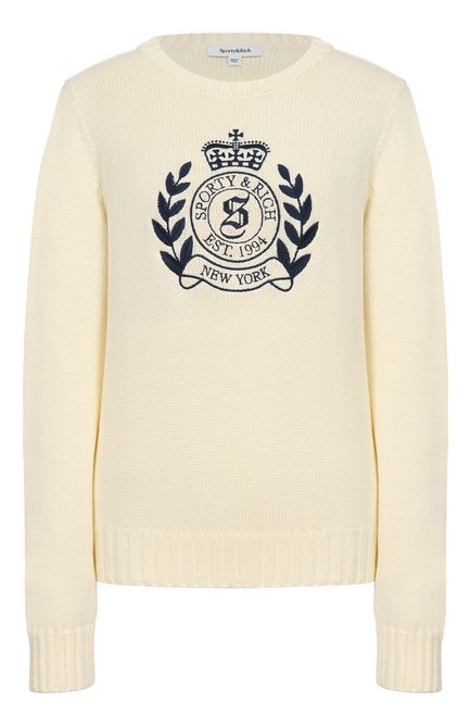Женский хлопковый свитер SPORTY AND RICH, арт. WS065712243WH37