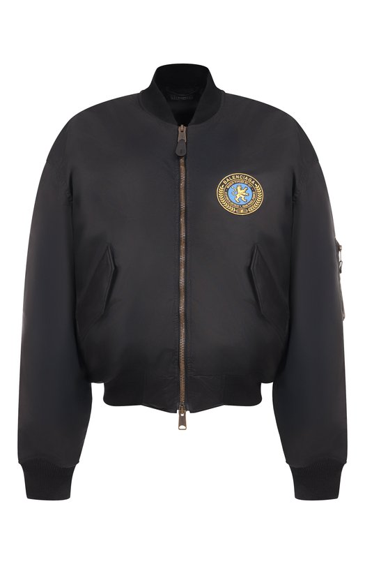 Утепленный бомбер Balenciaga 839101/T0004 Чёрный 839101/T0004
