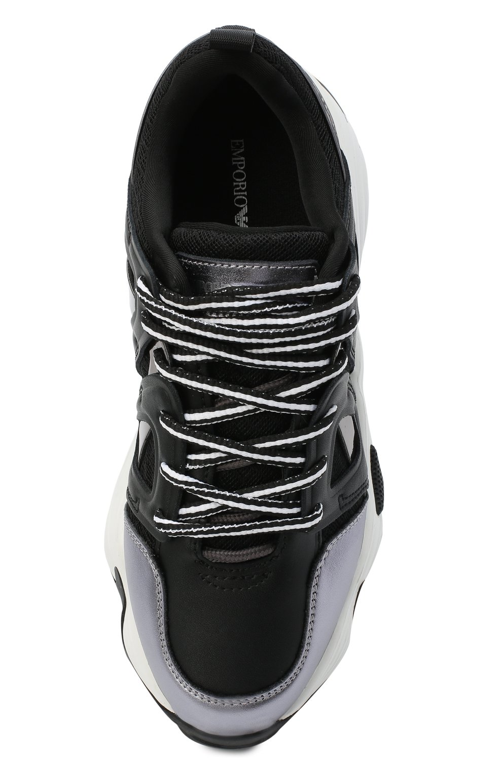 Кожаные кроссовки EMPORIO ARMANI, арт. X3X099/XM583, фото 3