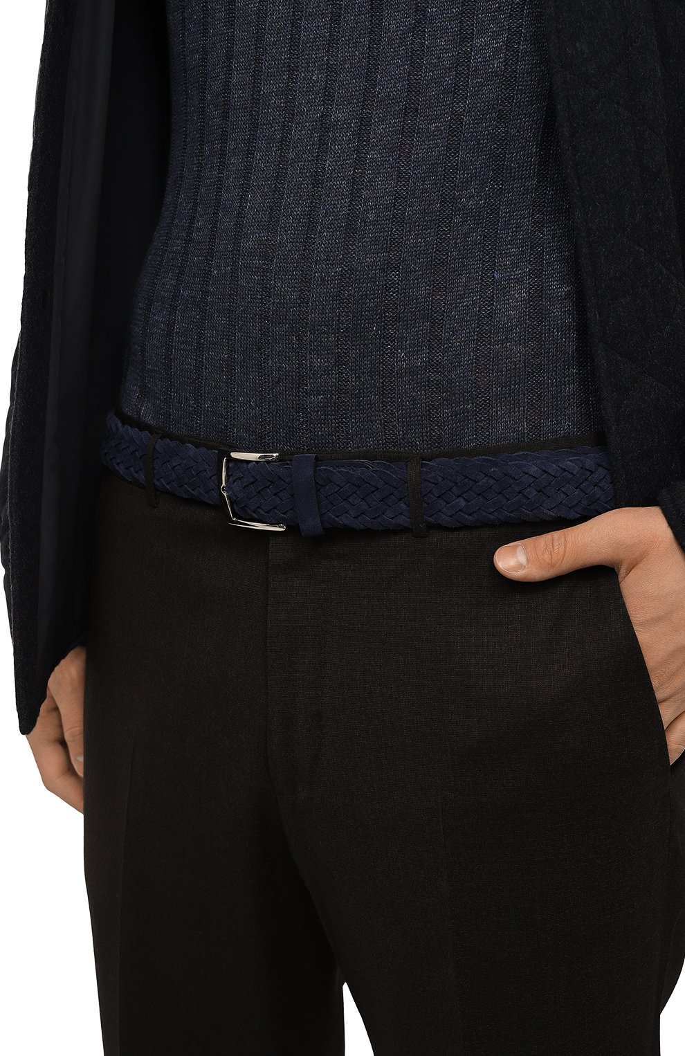 Замшевый ремень KITON, арт. USC3127N01041, фото 2