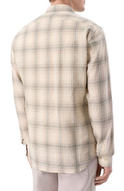 Льняная рубашка KITON, арт. UMCBUBAH0926604, фото 4