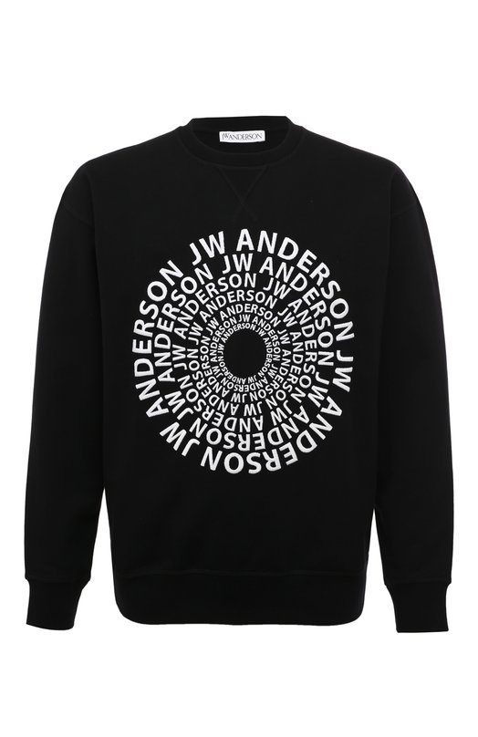 

Хлопковый свитшот JW Anderson, Чёрный