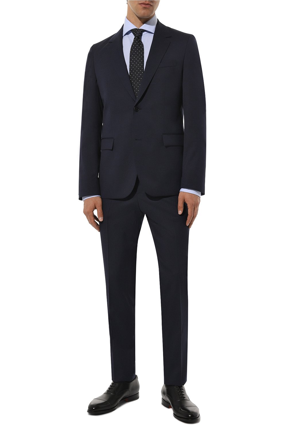 Кожаные оксфорды colin SANTONI, арт. MCCG14709JJ1BMCG, фото 2