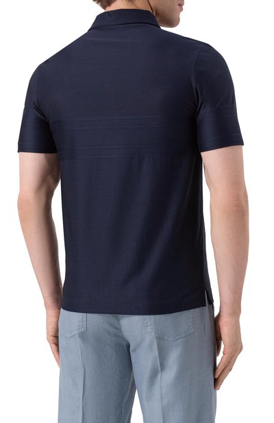 Хлопковое поло CANALI, арт. T0238P/MJ02242, фото 4