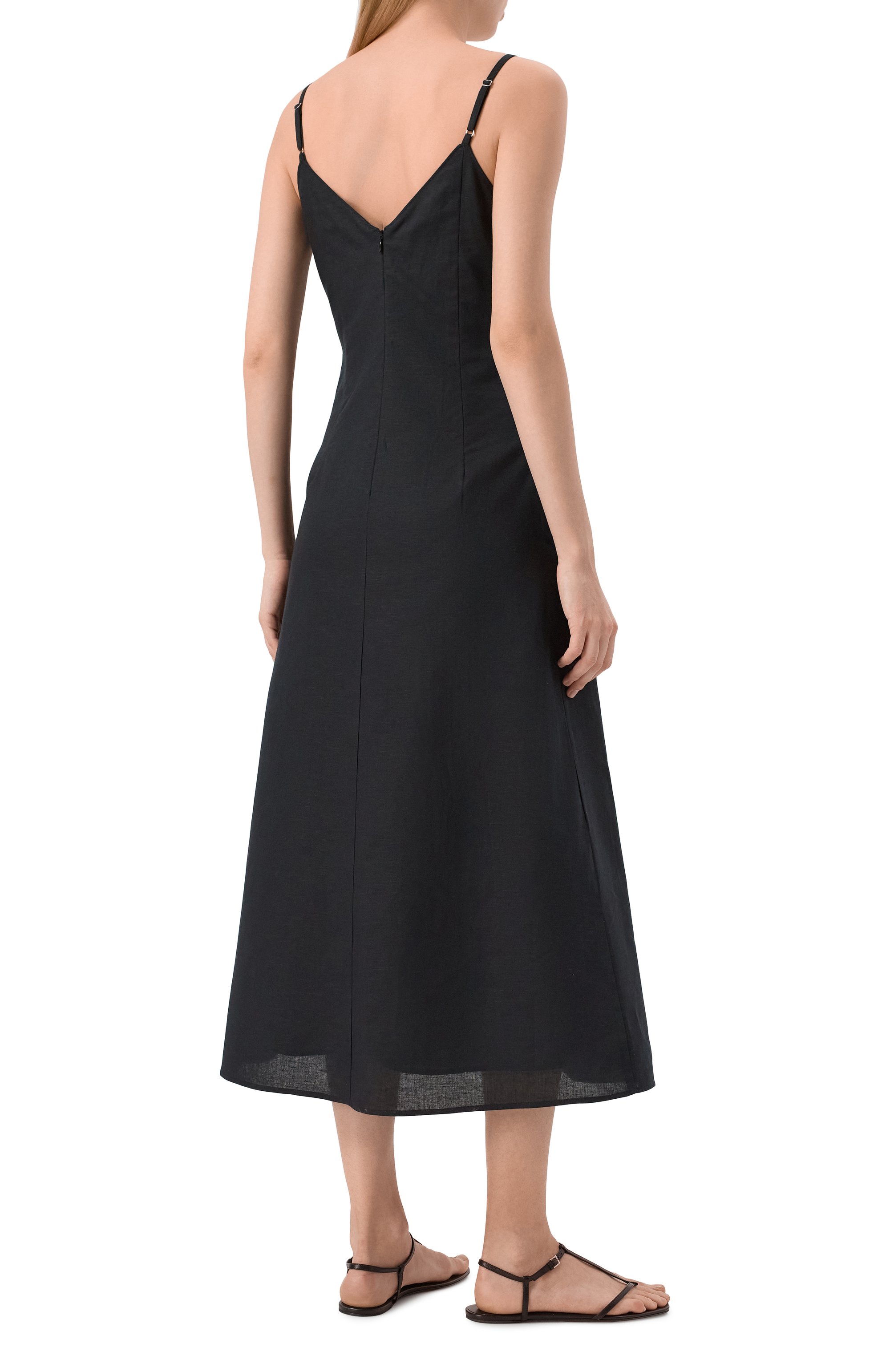 Платье изо льна и хлопка PAIGE, арт. 1D16L17-1086, фото 4