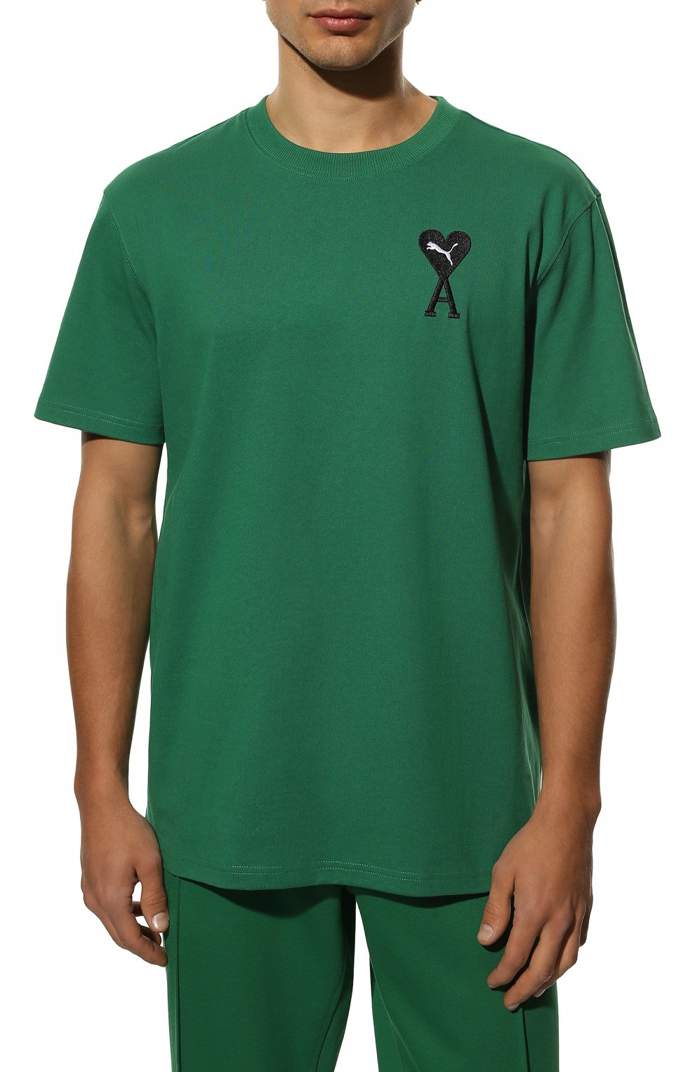 Хлопковая футболка puma x ami PUMA, арт. 53407096, фото 3