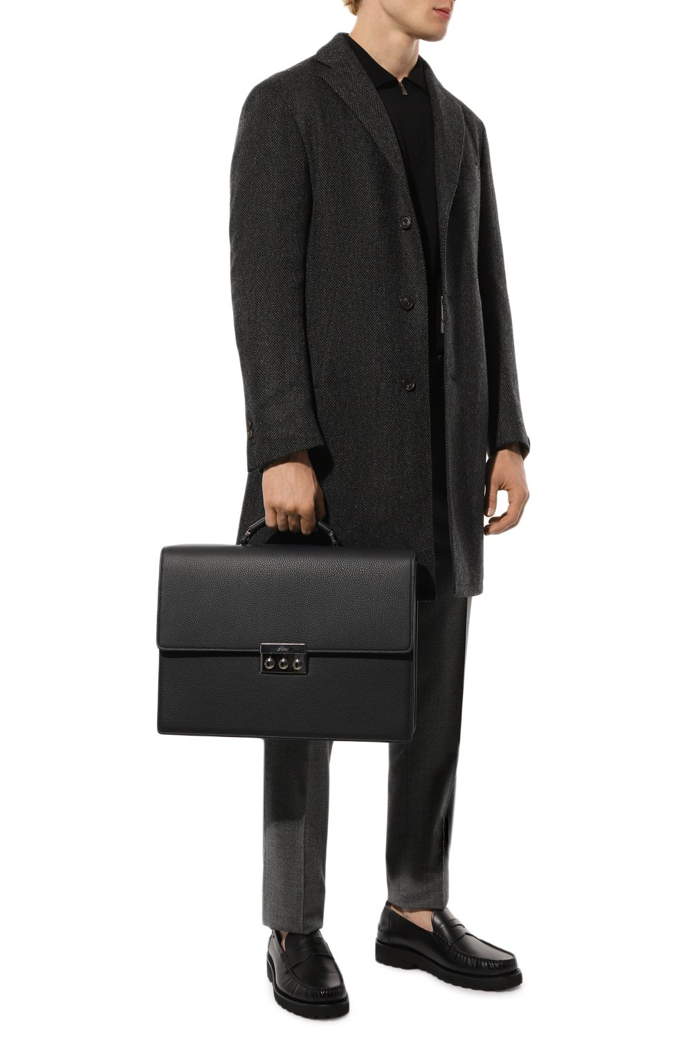 Кожаный портфель BRIONI, арт. 0IUF0L/04702, фото 7