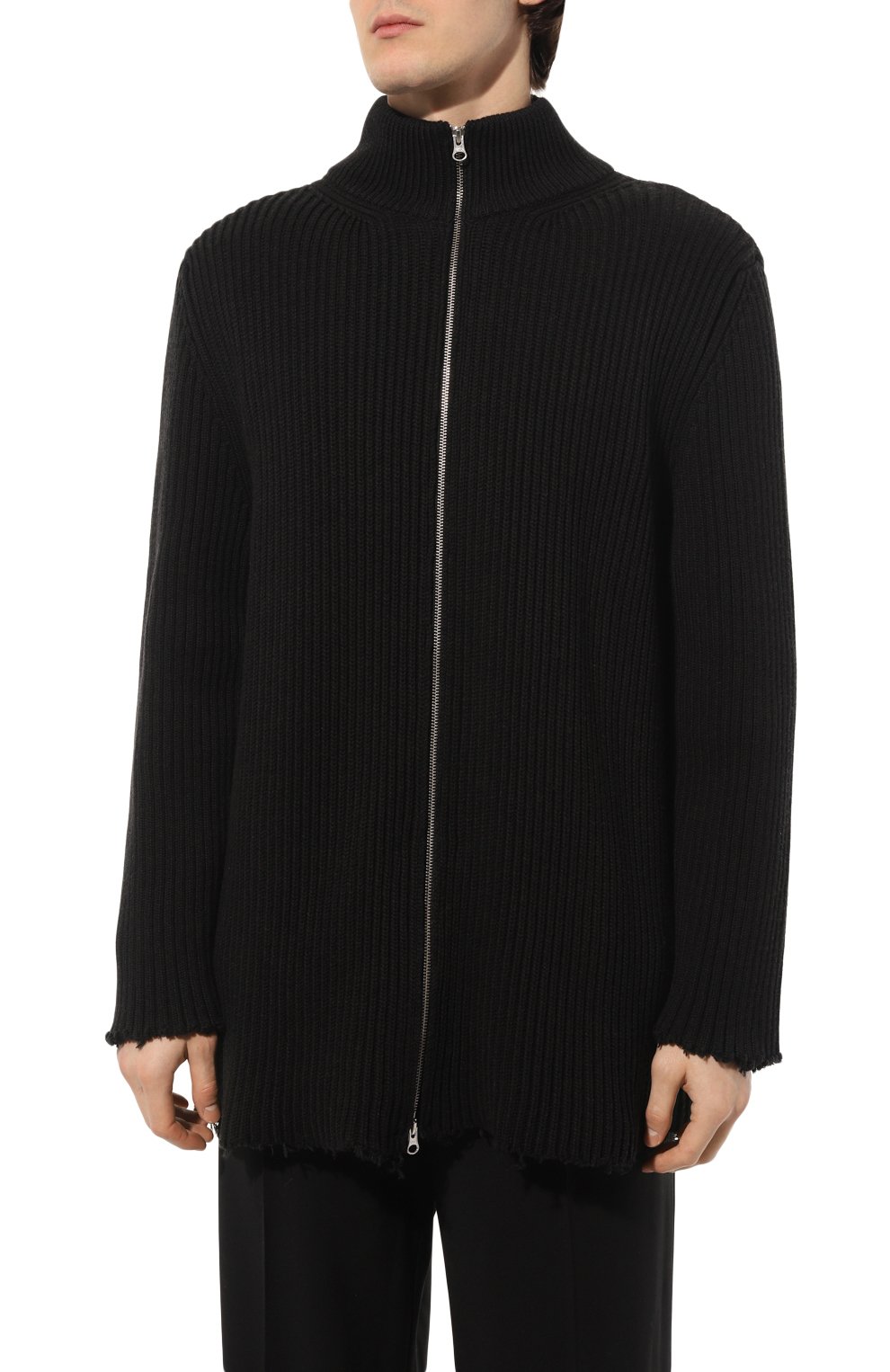 Кардиган из хлопка и шерсти MM6, арт. S52GP0137/S18154, фото 3