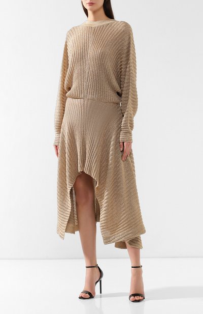 Платье из вискозы с люрексом CHLOÉ, арт. CHC19SMR02760, фото 3