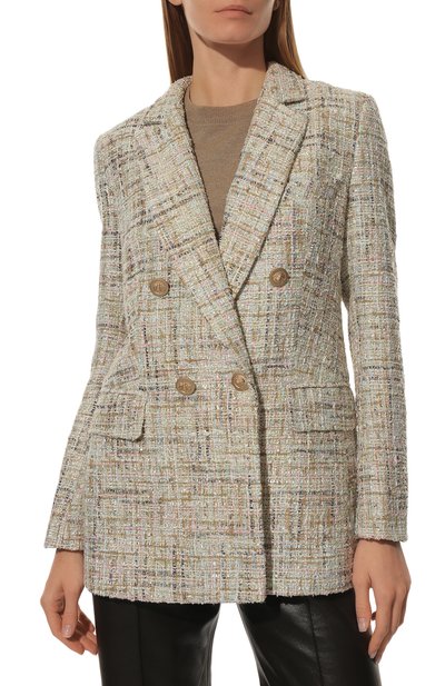 Двубортный жакет SEVEN LAB, арт. JK tw multi beige, фото 3