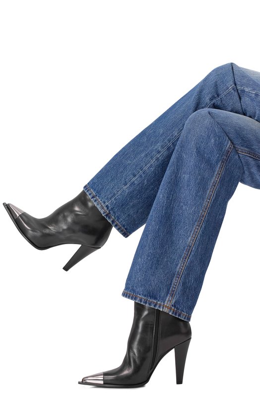 Кожаные ботильоны Texano Tess 110 Le Silla 3885E090RBPPGL0 Чёрный  3885E090RBPPGL0 Фото 2