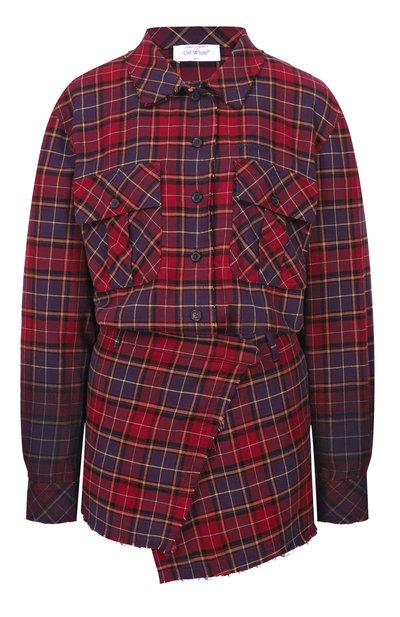 Женское хлопковое платье OFF-WHITE, арт. 0WDG00CF25FAB001