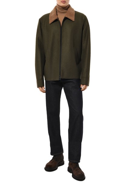 Замшевые ботинки PANTANETTI темно-коричневого цвета по цене 49950 руб., арт. 16831AM, фото 2 Замшевые ботинки PANTANETTI, арт. 16831AM, фото 2