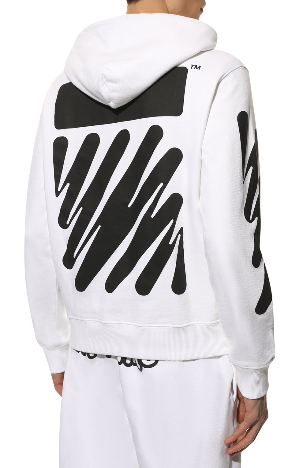 Хлопковое худи OFF-WHITE, арт. 0MBB097S22FLE009, фото 4