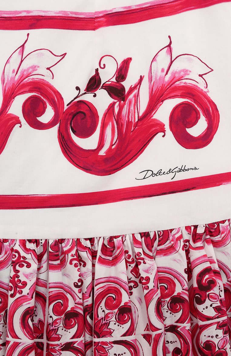 Хлопковая юбка DOLCE & GABBANA, арт. L54I46/G7EX7/8-14, фото 1
