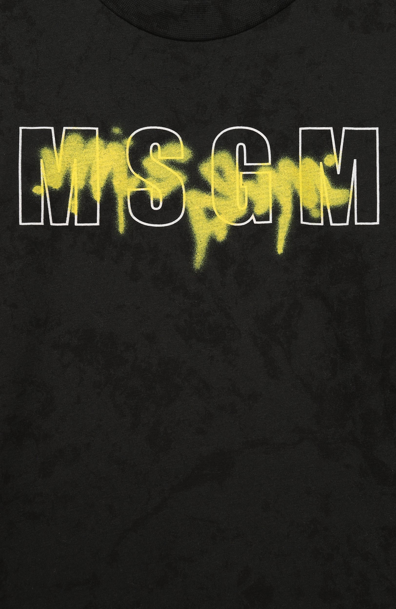 Хлопковый лонгслив MSGM KIDS, арт. F6MSJBTH243, фото 3