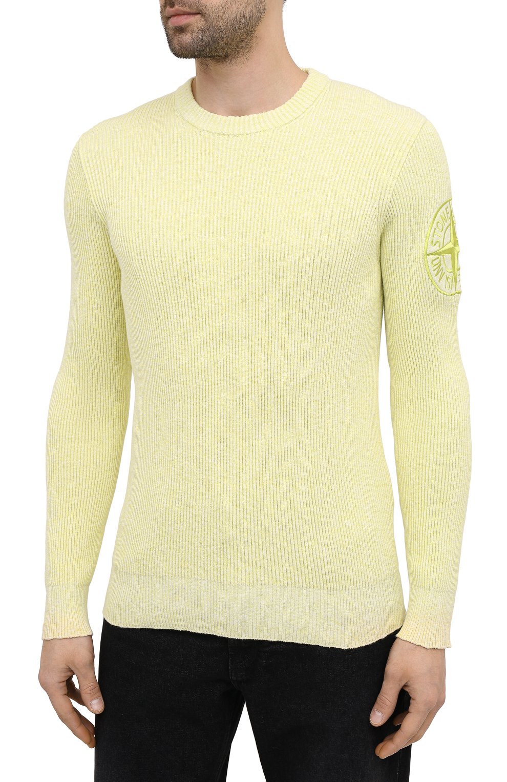 Хлопковый свитер STONE ISLAND, арт. 7415507B1, фото 3