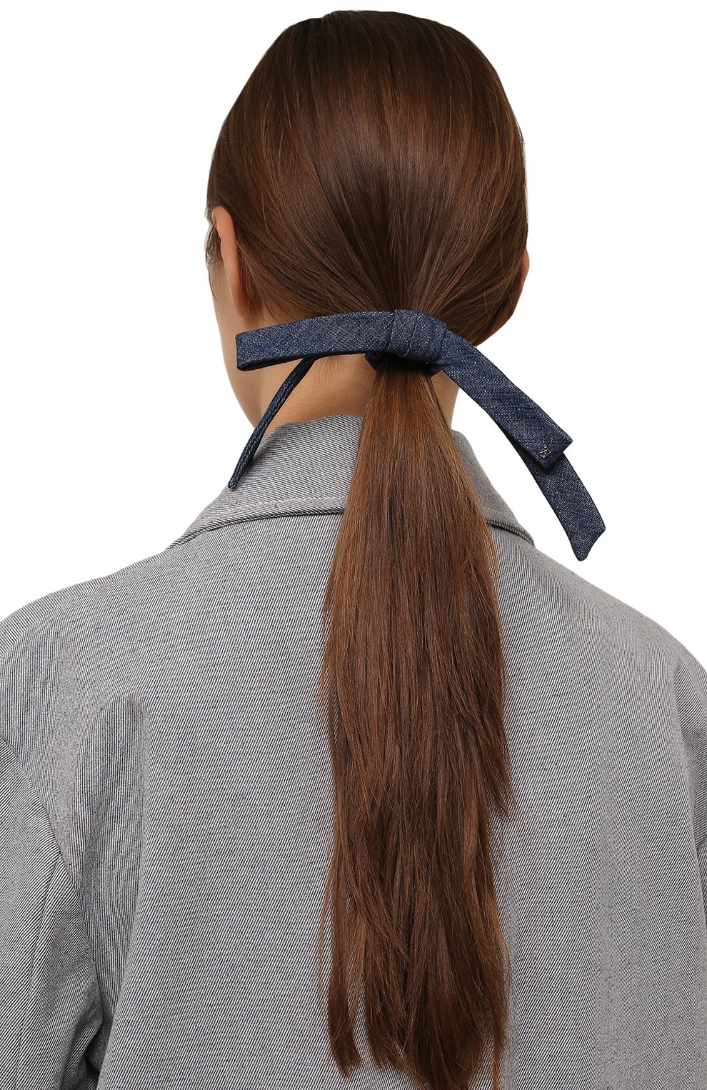 Резинка для волос marguerite ALEXANDRE DE PARIS голубого цвета по цене 13300 руб., арт. TPY-17T-P21 M, фото 2 Резинка для волос marguerite ALEXANDRE DE PARIS, арт. TPY-17T-P21 M, фото 2