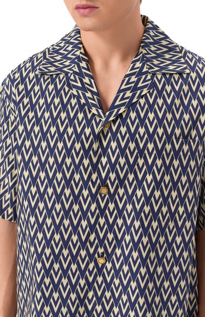 Хлопковая рубашка VALENTINO, арт. 6V3AA111AS0, фото 5