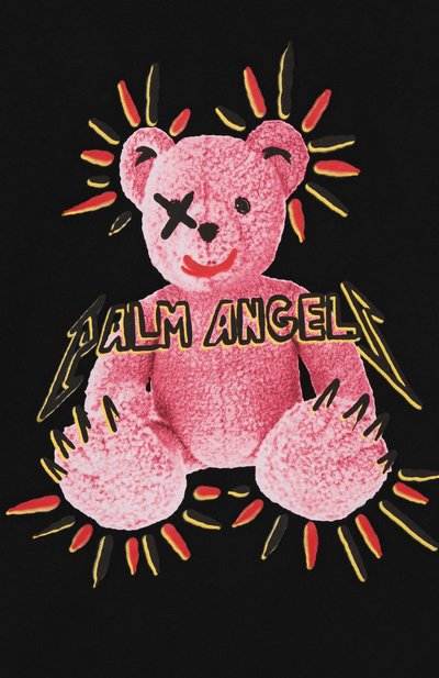 Хлопковая футболка PALM ANGELS, арт. PBAA002F25JER002/12+, фото 3