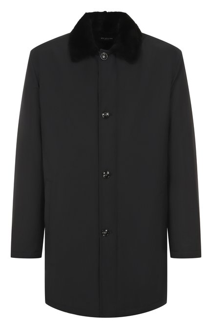 Мужской пальто с меховой подкладкой KITON, арт. UW2186AV0402H20