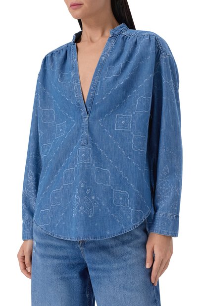 Джинсовая блузка PINKO, арт. 104975/A2I8, фото 3