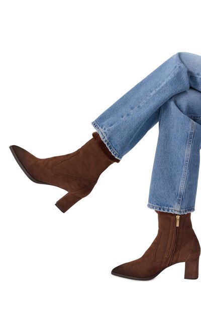 Замшевые ботильоны SANTONI, арт. WTEG71938PC4AHGI, фото 2