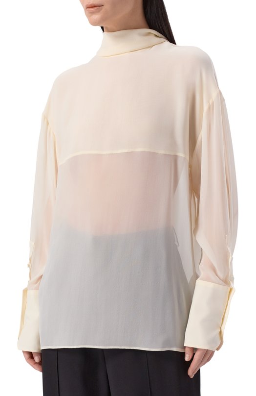 Шелковая блузка Armarium ARMFWSH11/SE08 Кремовый  ARMFWSH11/SE08 Фото 3