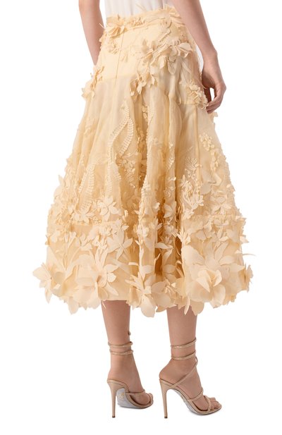 Шелковая юбка ZIMMERMANN, арт. 5629SF251, фото 4