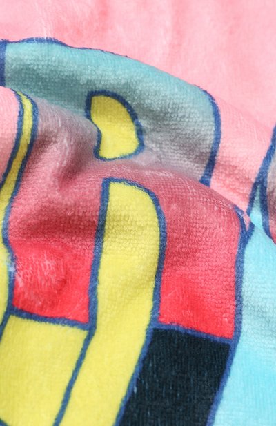 Пляжное полотенце с принтом MARC JACOBS (THE) розового цвета по цене 9340 руб., арт. W10123, фото 2 Пляжное полотенце с принтом MARC JACOBS (THE), арт. W10123, фото 2