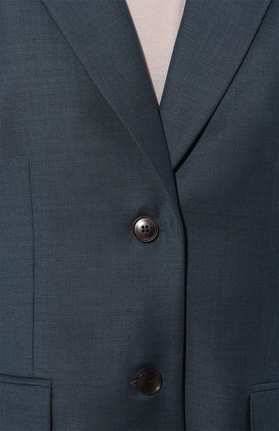 Шерстяной жакет LESYANEBO темно-синего цвета по цене 72000 руб., арт. SS24/H-424/Zig, фото 5 Шерстяной жакет LESYANEBO, арт. SS24/H-424/Zig, фото 5