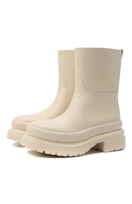 Женские кожаные полусапоги roman stud VALENTINO кремвого цвета, арт. WW0S0DG1/NKD | Фото 1 (Подошва: Платформа; Материал внутренний: Натуральная кожа; Каблук высота: Средний; Материал внешний: Кожа; Материал утеплителя: Без утеплителя; Каблук тип: Устойчивый; Высота голенища: Низкие; Длина стельки: 22,6, 23,3, 23,6, 24,0, 24,3, 24,6, 25,0, 25,3, 25,6, 26,0, 26,3, 26,6)