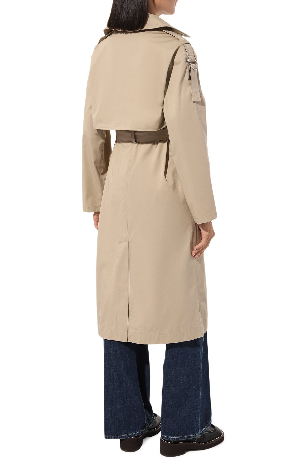 Хлопковый тренч YVES SALOMON, арт. 21EYM00813GAC0, фото 4
