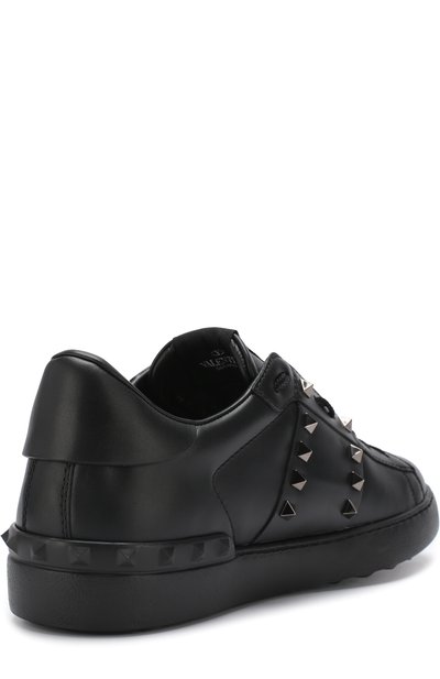 Кожаные кеды rockstud untitled VALENTINO, арт. QY2S0931/BXE, фото 4