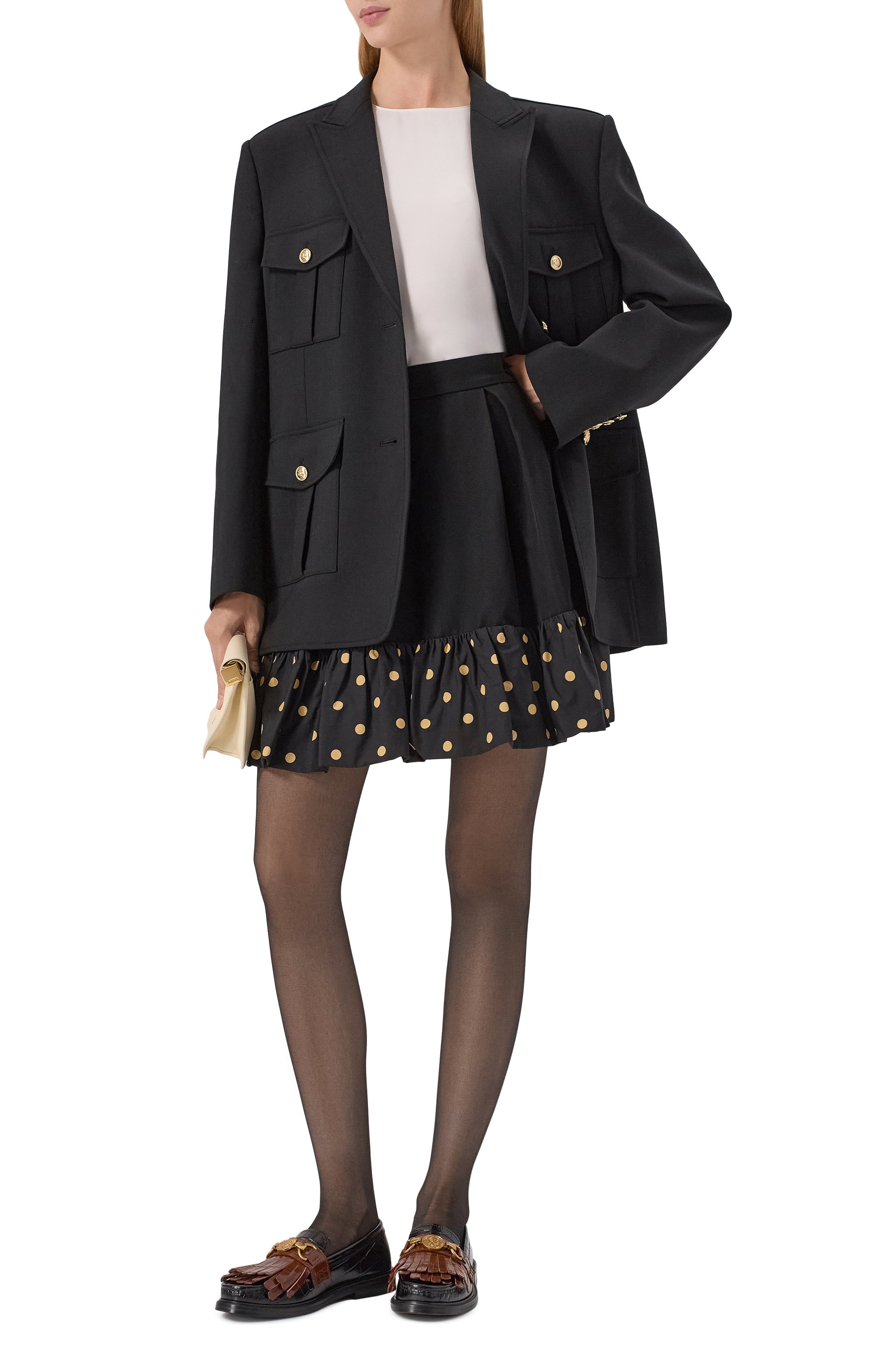 Юбка из шерсти и вискозы MOSCHINO, арт. A0111/5437, фото 2